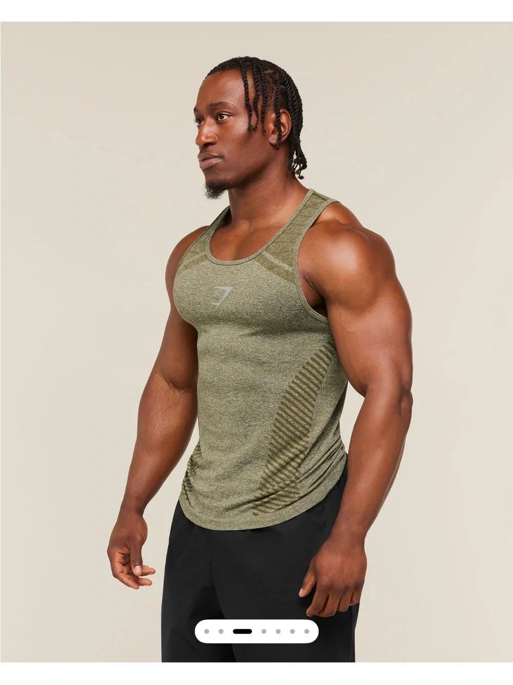 Gymshark Devant Seamless Tank Green
